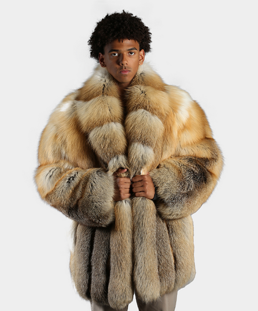 Golden Isle Fox Fur Coat