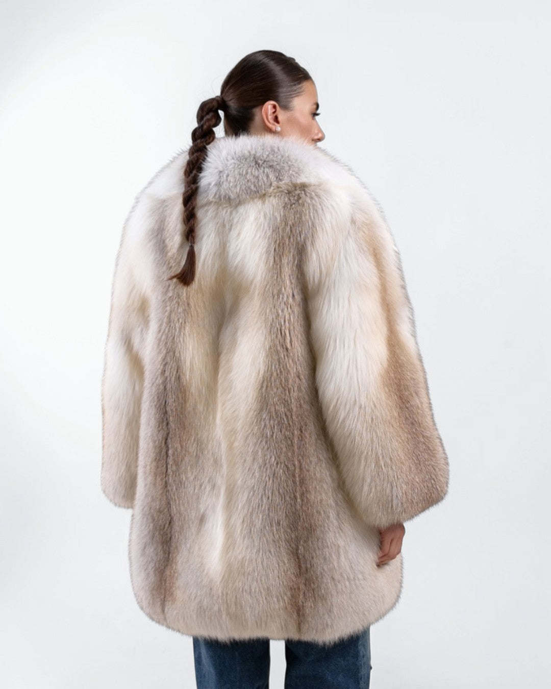 Alba Luxe Fox Fur Coat