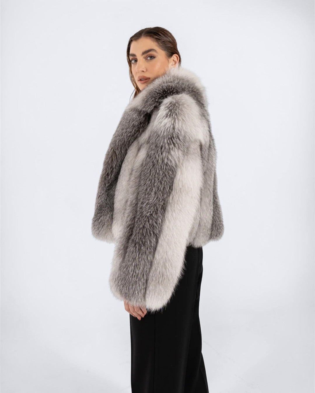 Shadow Fox Fur Jacket