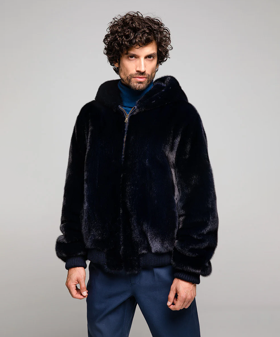 Whiskey Mink Bomberjacke für Herren