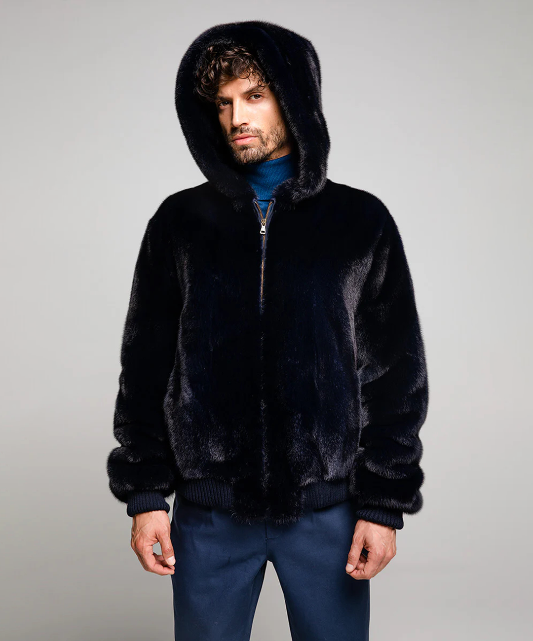 Whiskey Mink Bomberjacke für Herren