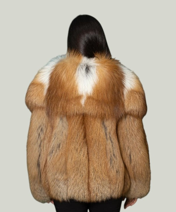 Luxe Red Fox Fur Coat