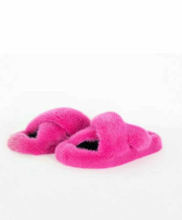 Mink Fur Slippers