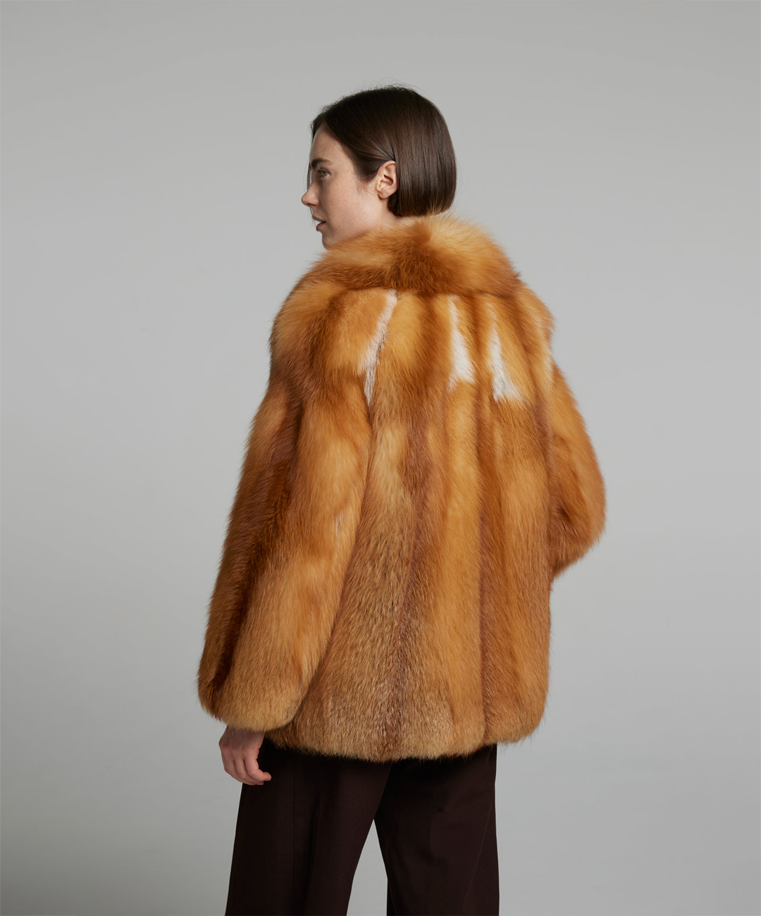 Red Fox Fur Coat