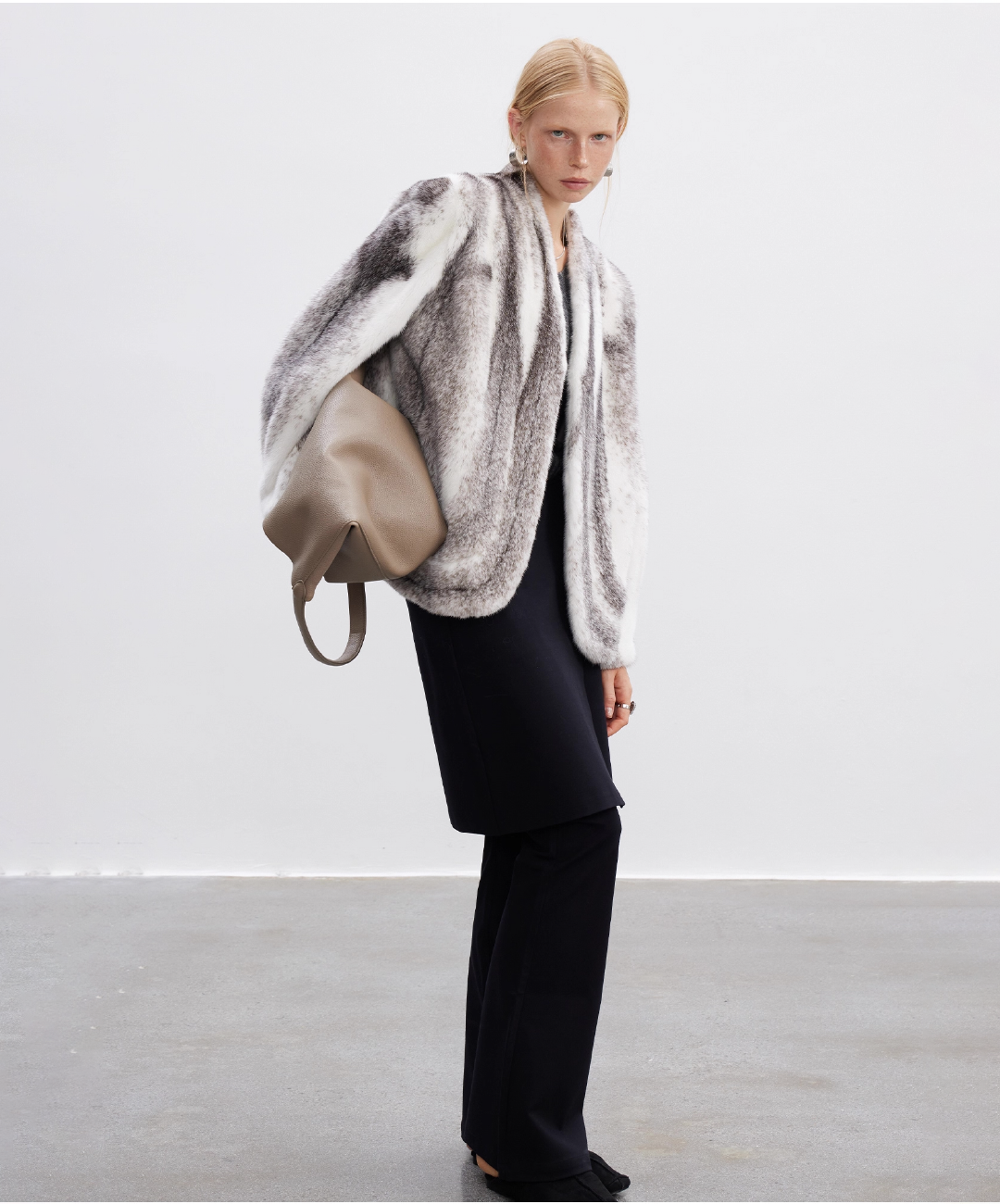 Cross Mink Fur Jacket