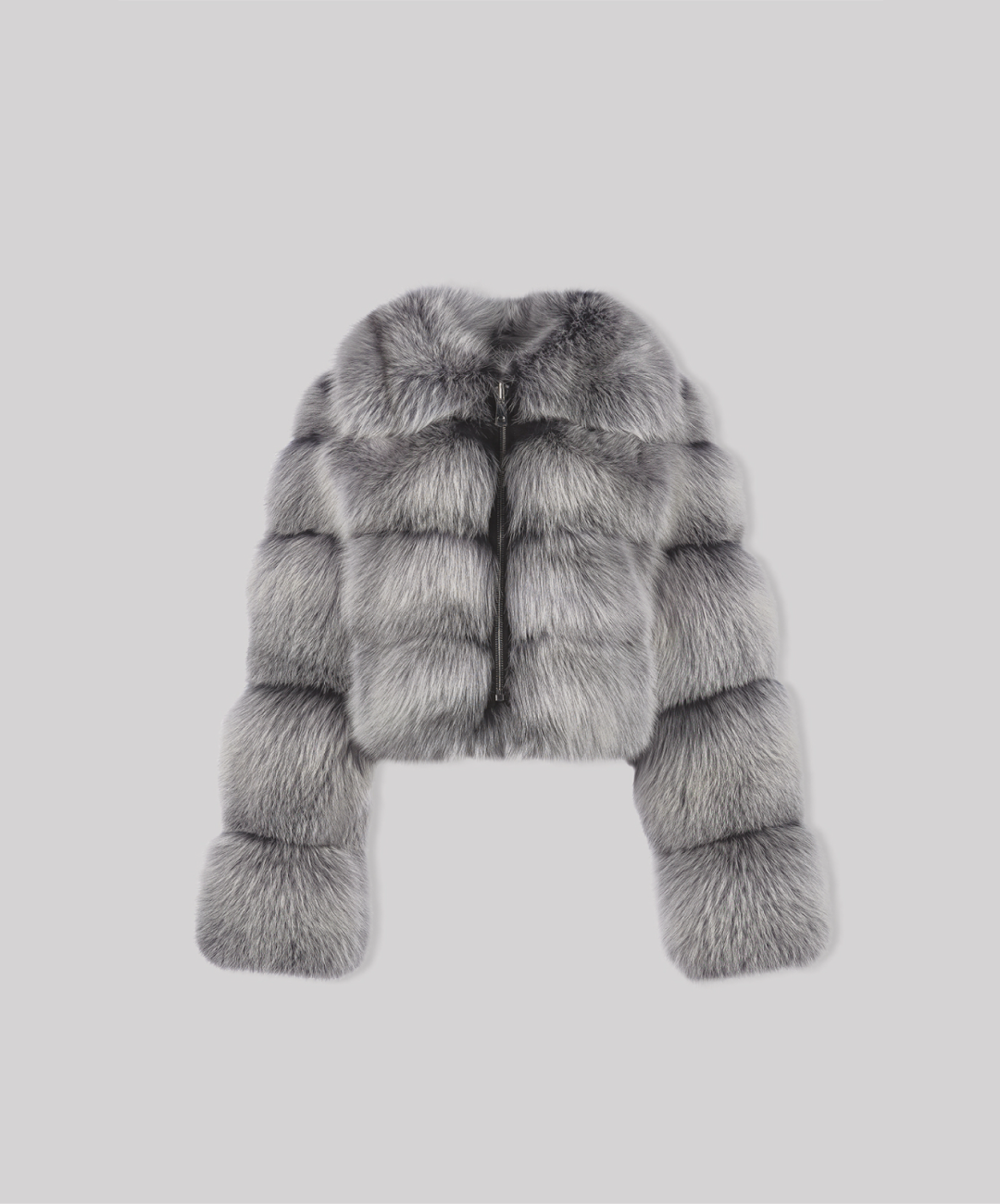 Damen Winter Noir Fuchspelzmantel