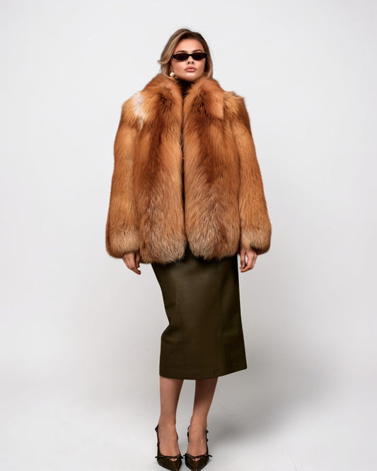 Magma Fox Fur Coat