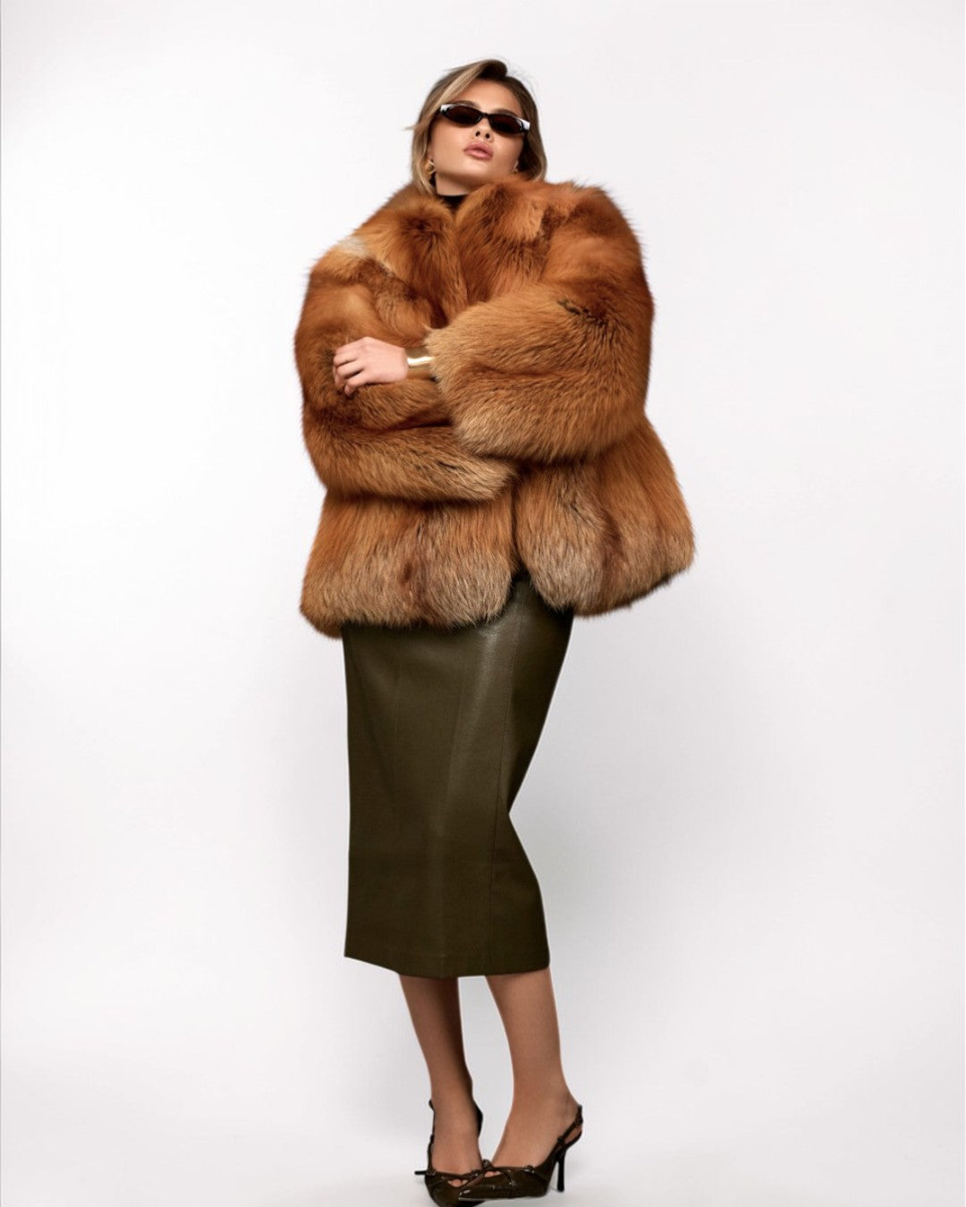 Magma Fox Fur Coat