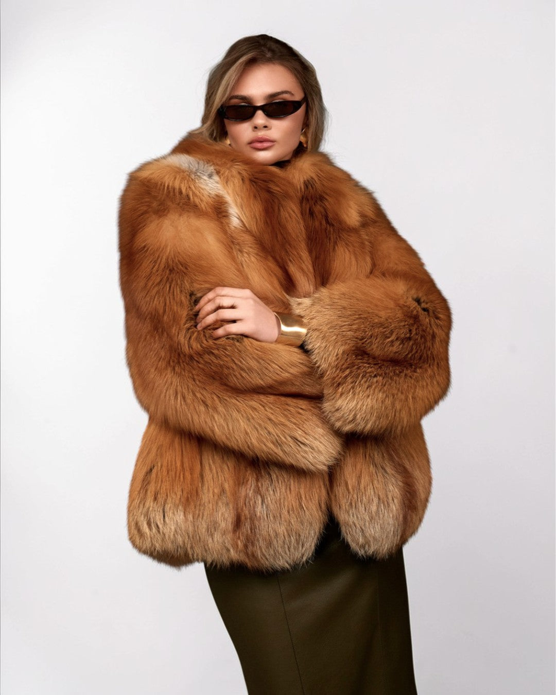 Magma Fox Fur Coat