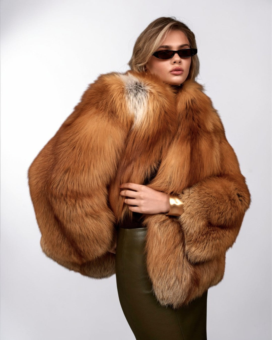 Magma Fox Fur Coat
