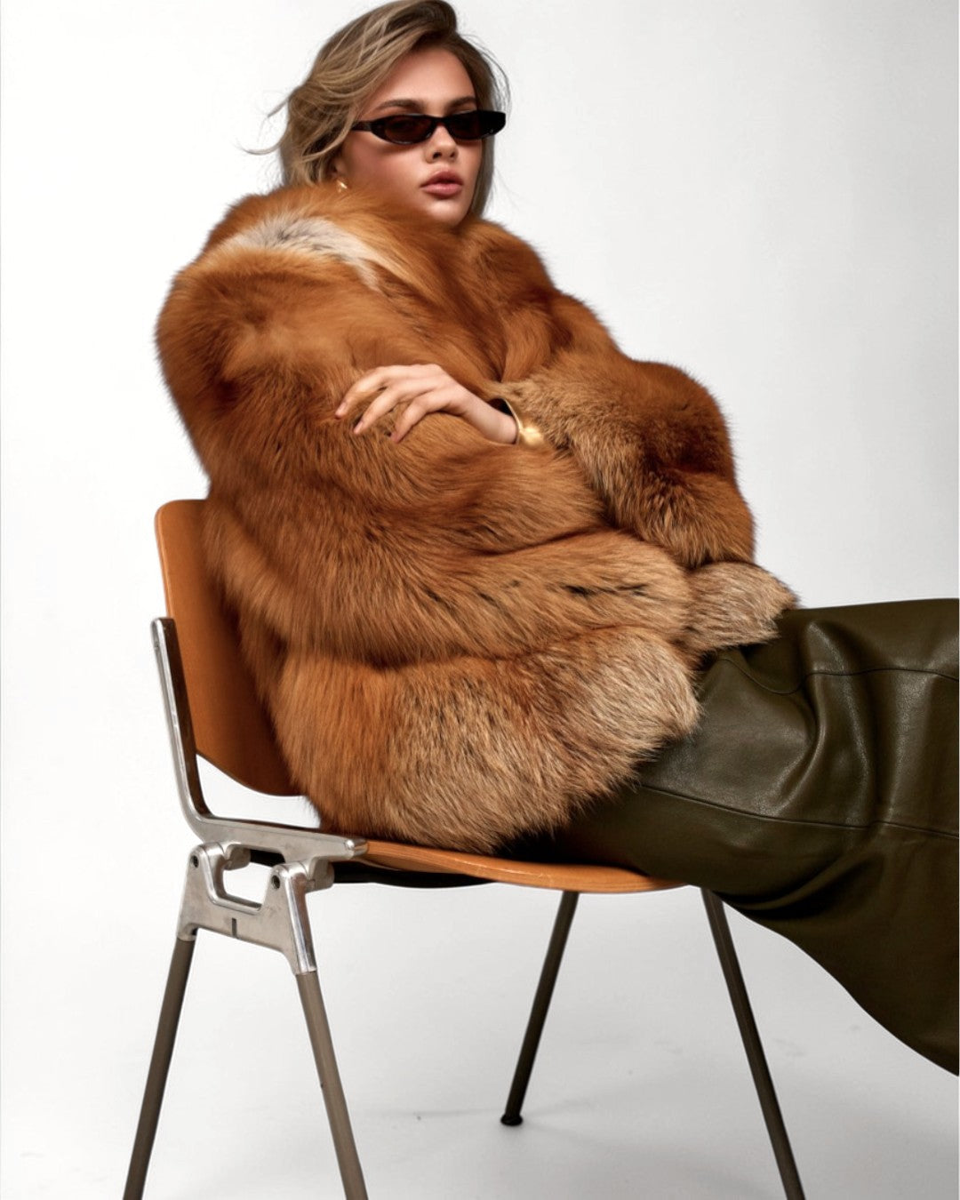Magma Fox Fur Coat