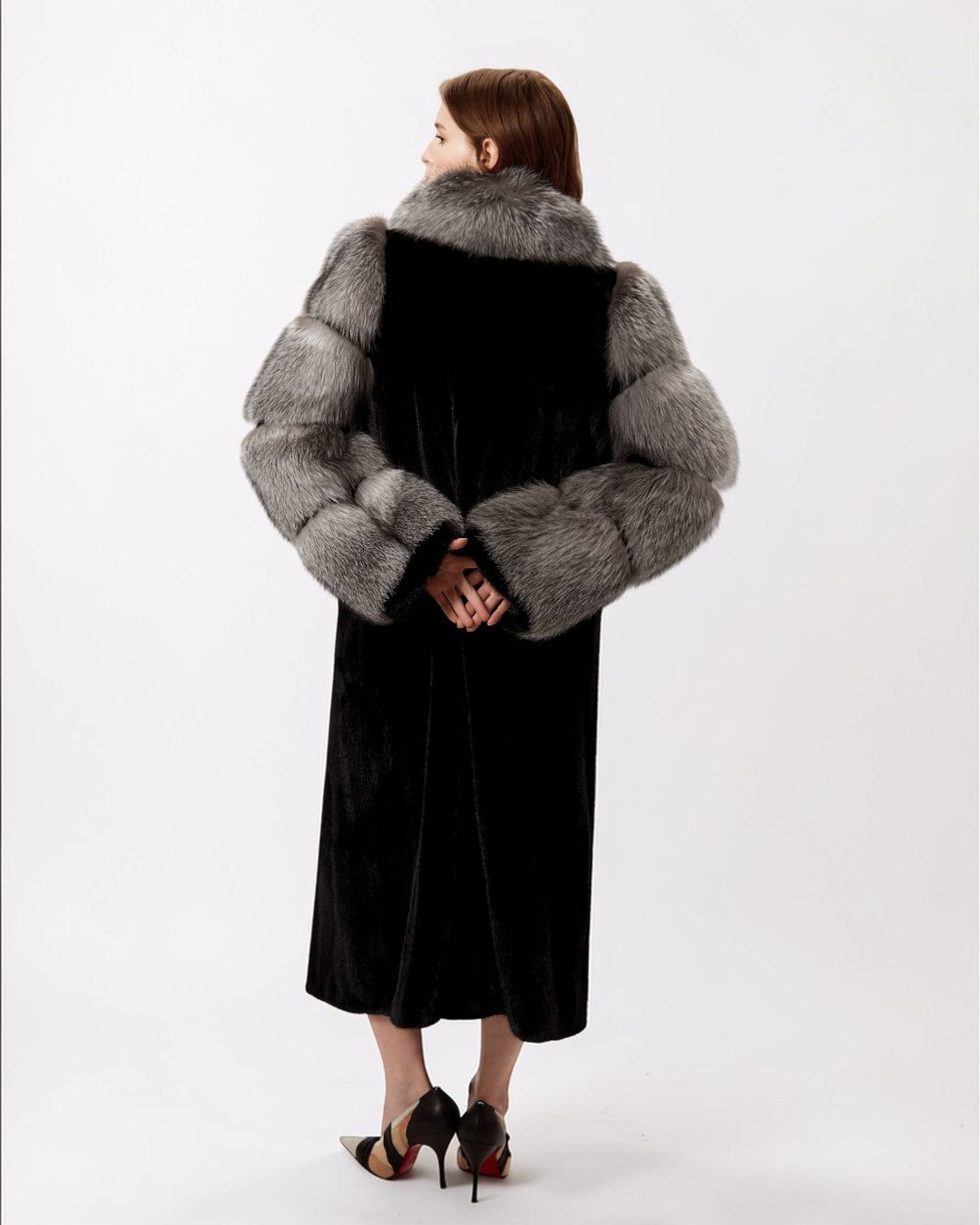Diana Fox Fur Long Coat