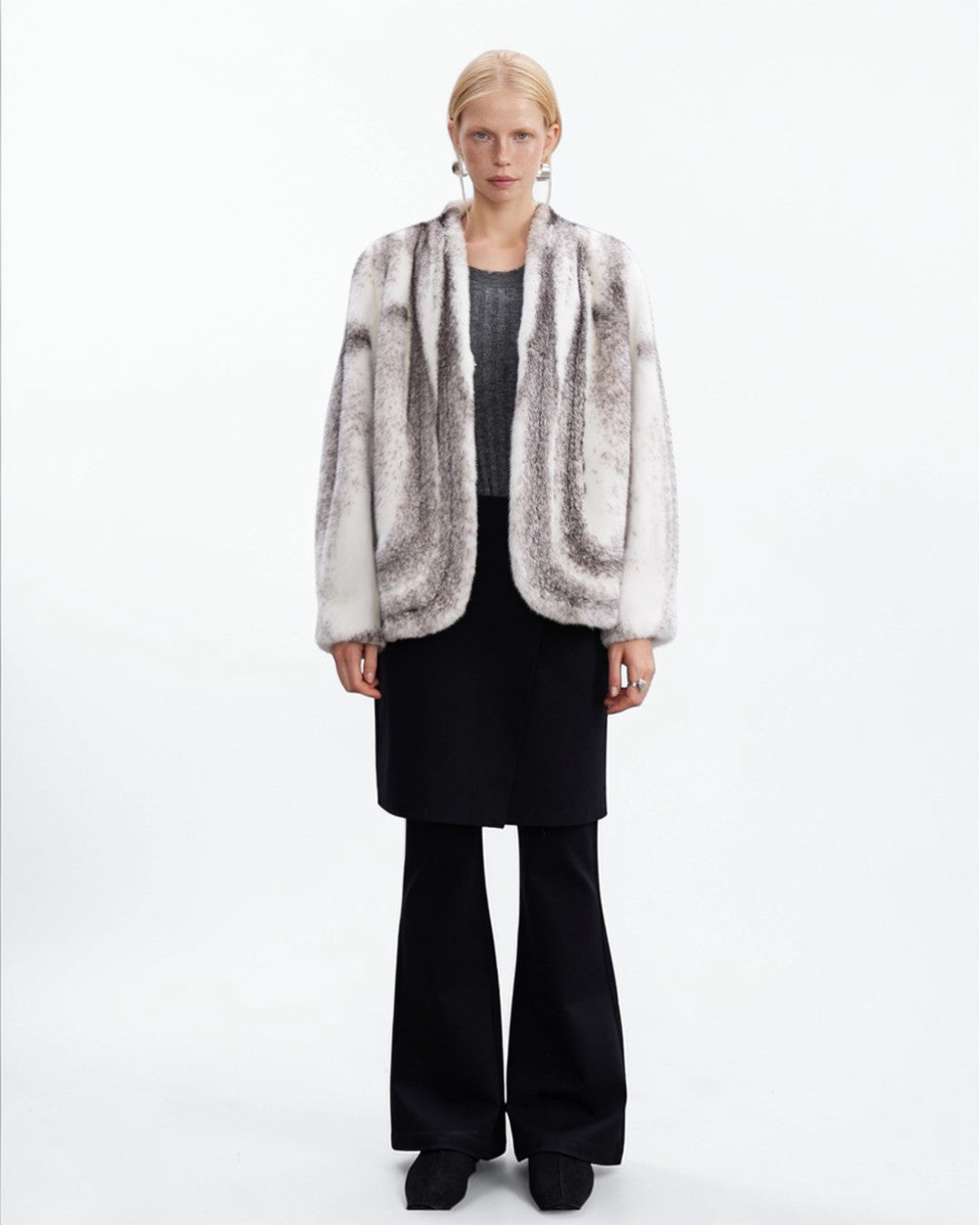Cross Mink Fur Jacket