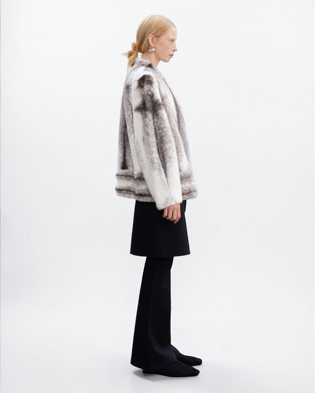 Cross Mink Fur Jacket