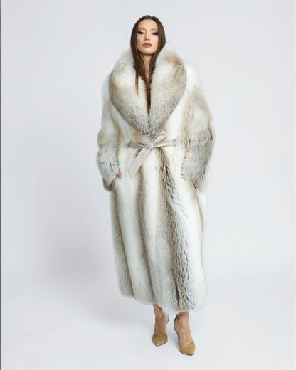 Heritage Fox Fur Long Coat