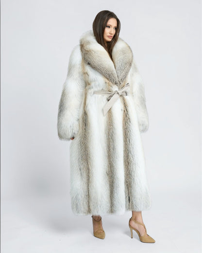 Heritage Fox Fur Long Coat