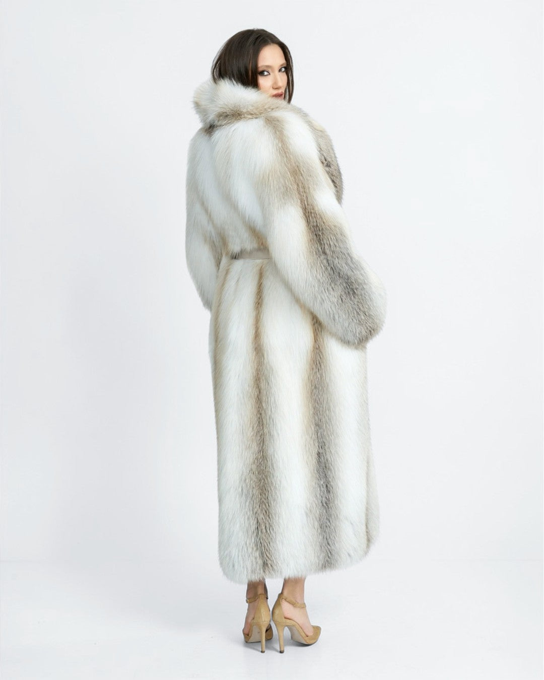 Heritage Fox Fur Long Coat