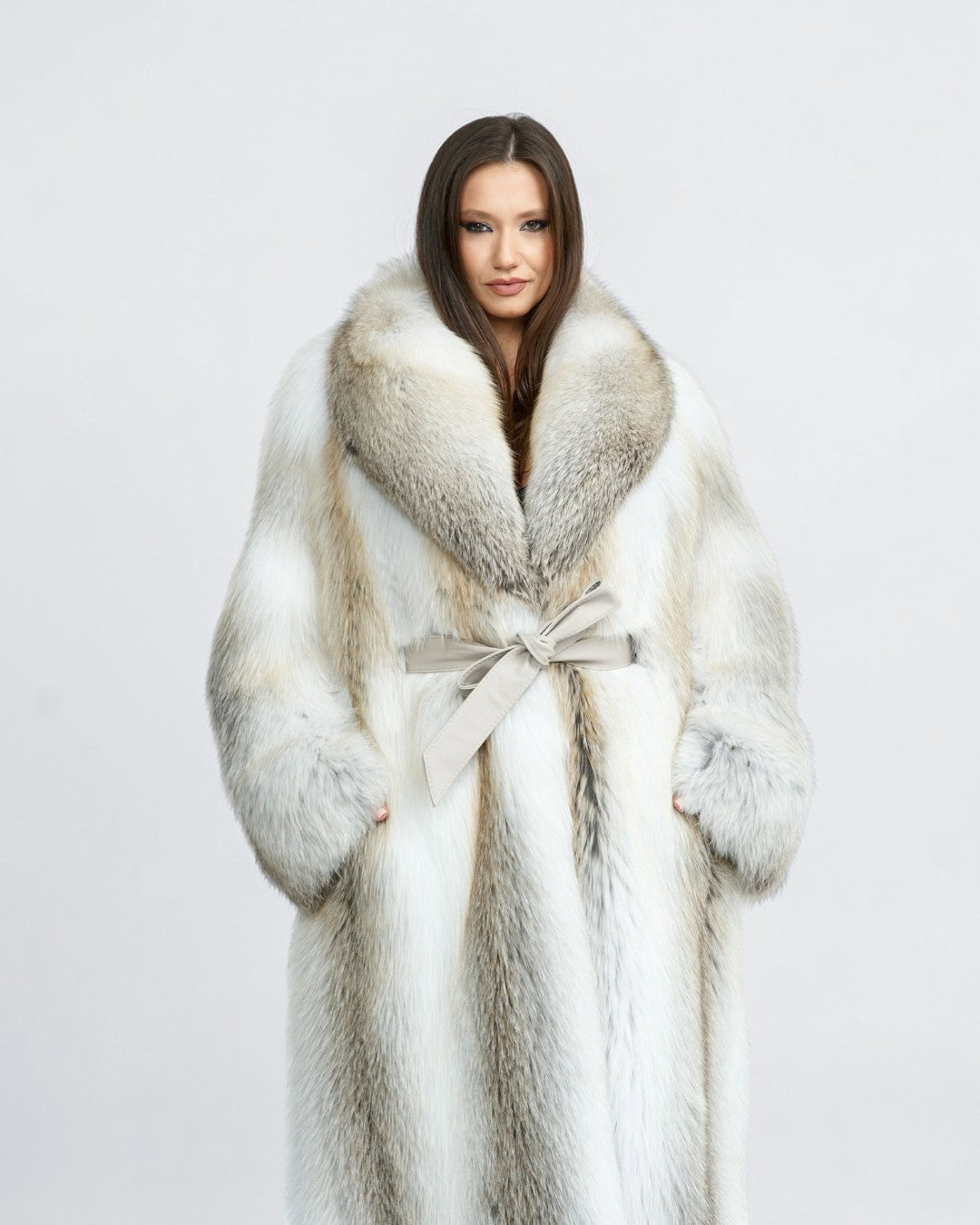 Heritage Fox Fur Long Coat