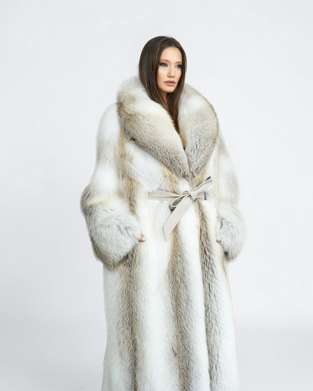 Heritage Fox Fur Long Coat