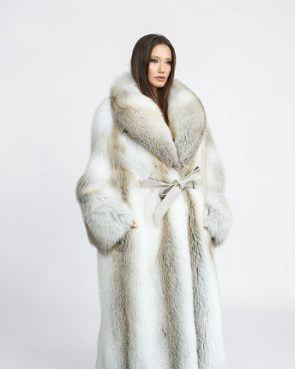 Heritage Fox Fur Long Coat