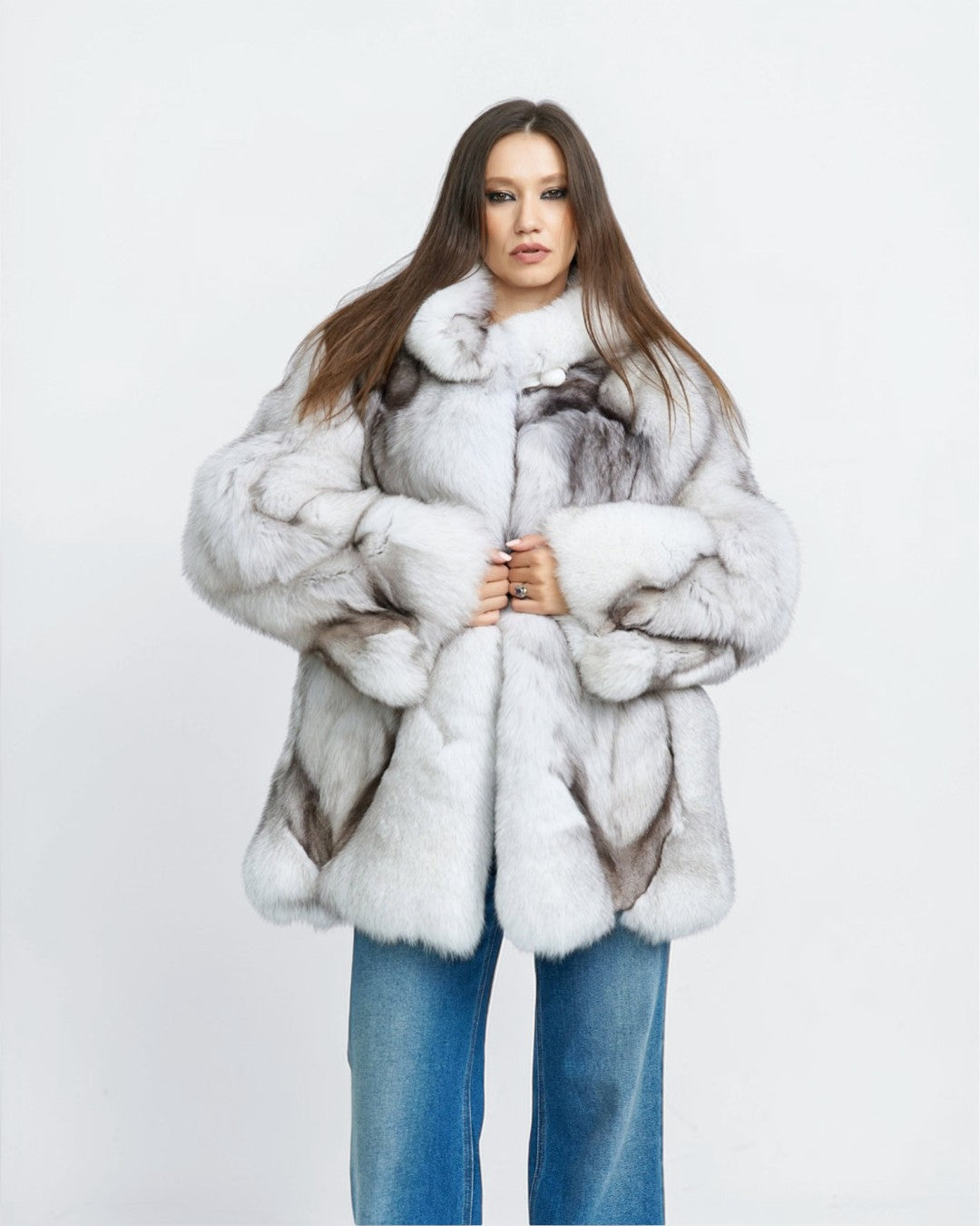 Frost Fox Fur Jacket