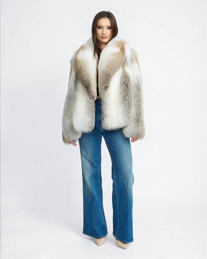 Arctic Willow Fox Fur Jacket
