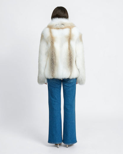Arctic Willow Fox Fur Jacket