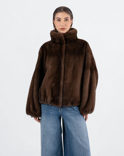 Espresso Fox Fur Jacket