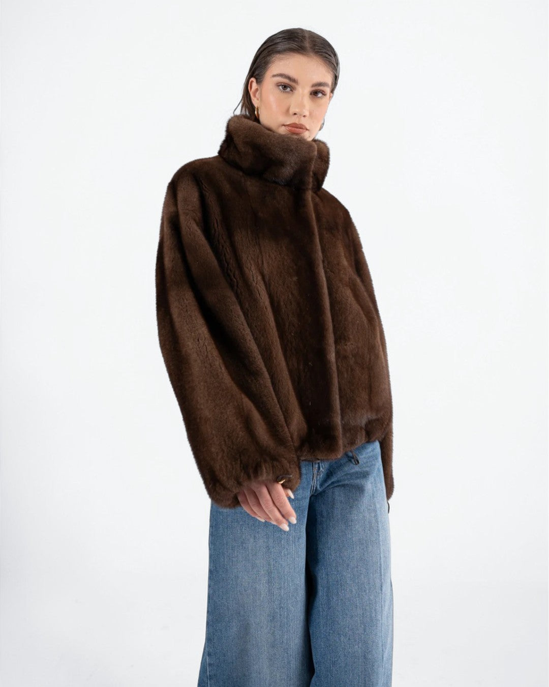 Espresso Fox Fur Jacket