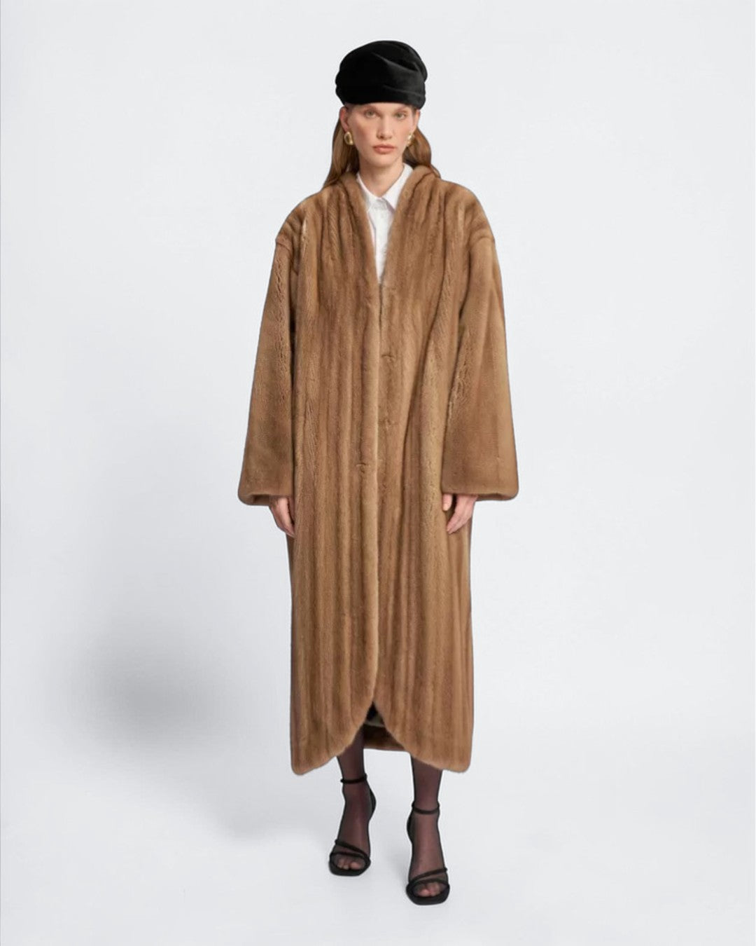 Tawny Fox Fur Coat