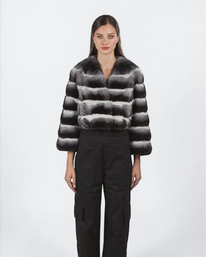 Bolero Chinchilla Fur Jacket