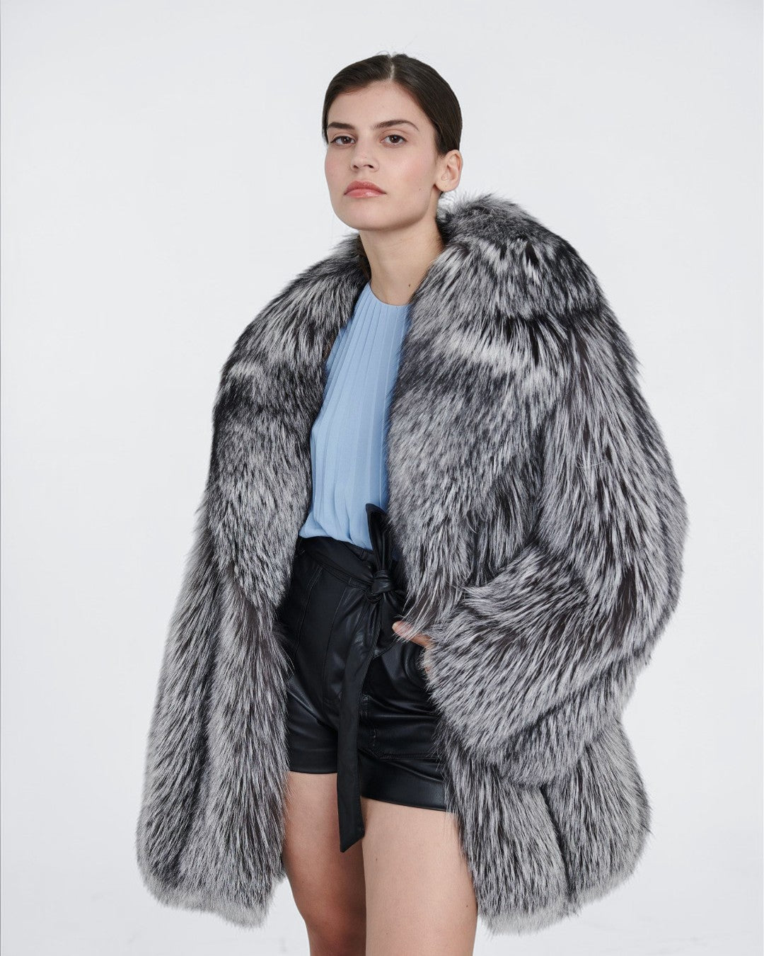 Arctic Fox Fur Coat