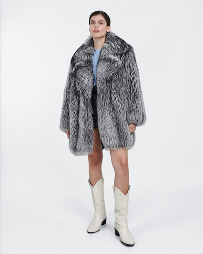Arctic Fox Fur Coat