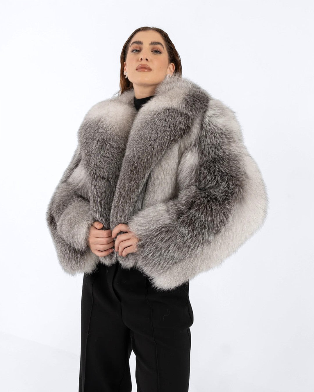 Shadow Fox Fur Jacket