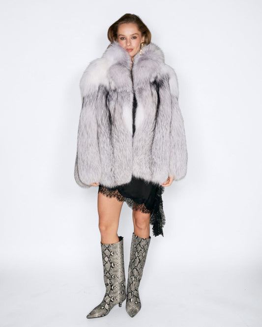 Monarch Fox Fur Coat