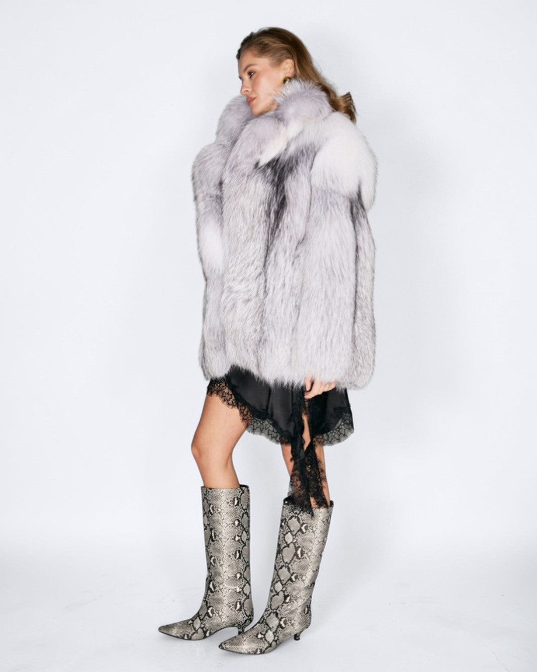 Monarch Fox Fur Coat