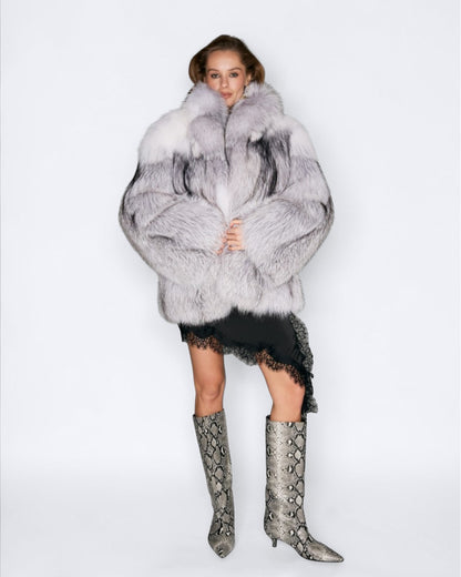 Monarch Fox Fur Coat