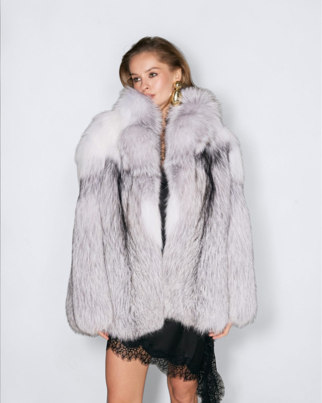Monarch Fox Fur Coat