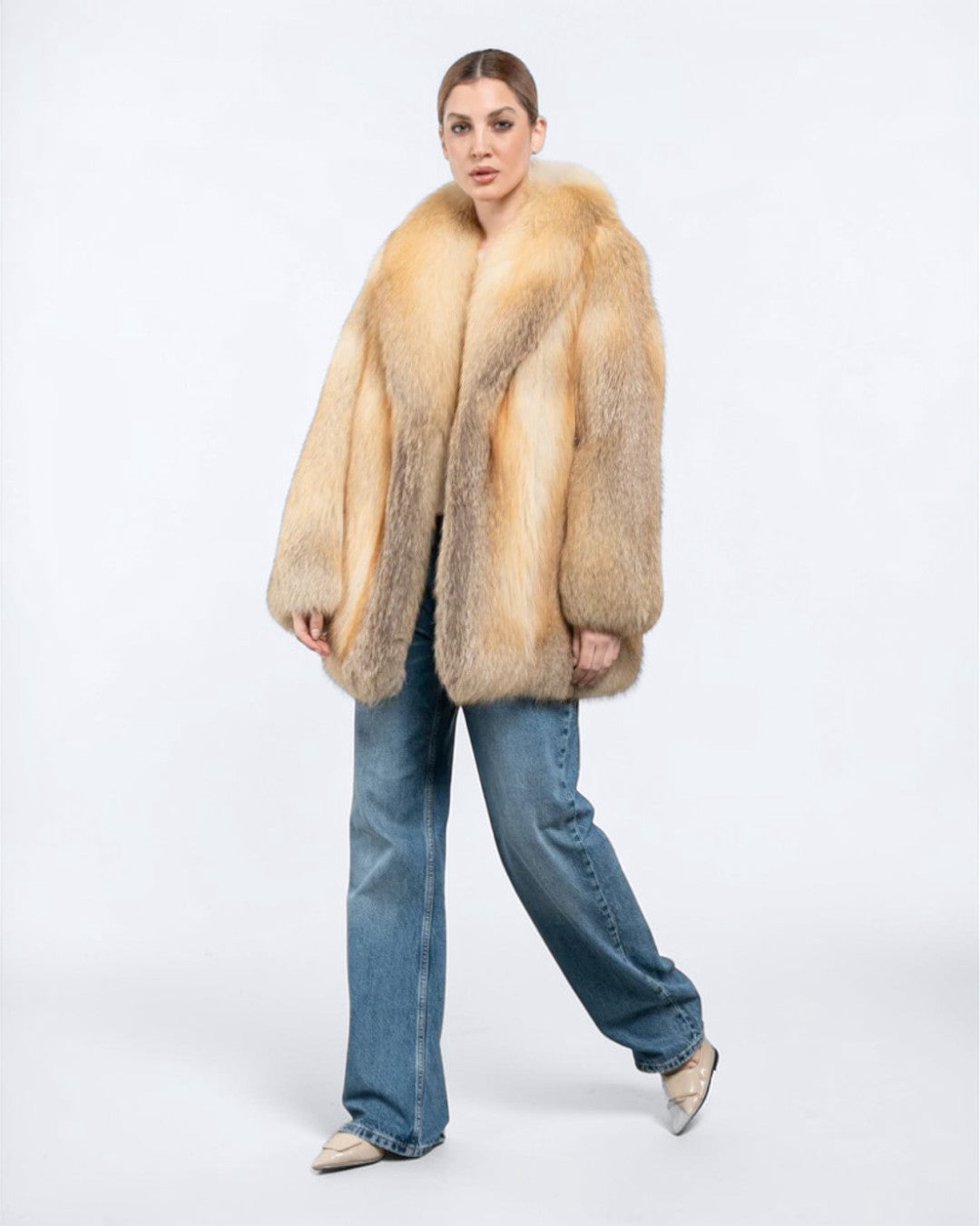 Golden Isle Fox Fur Coat