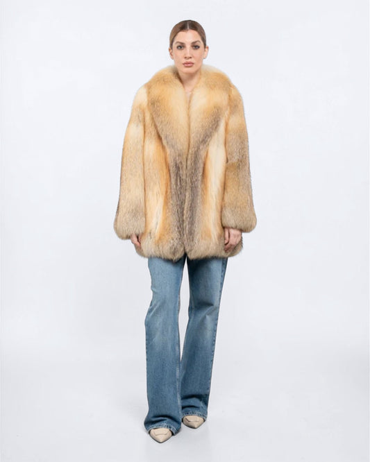 Golden Isle Fox Fur Coat
