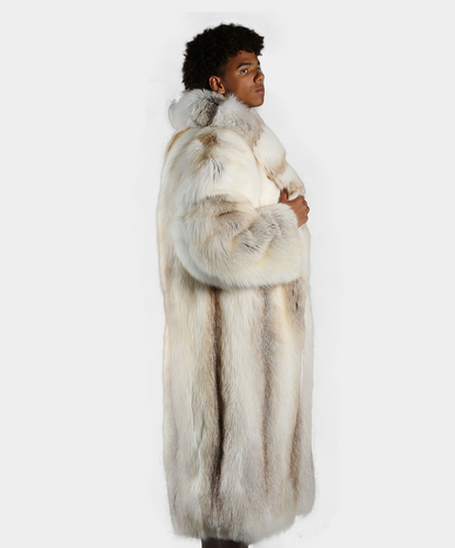 Golden Isle Fox Fur Long Coat