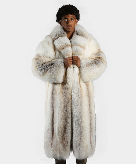 Golden Isle Fox Fur Long Coat