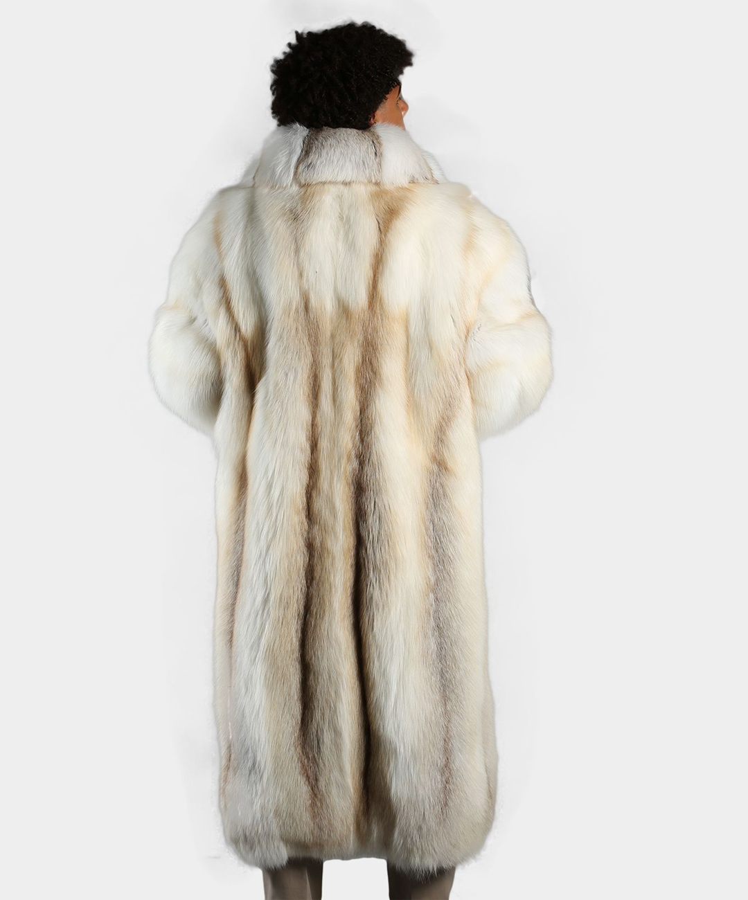 Golden Isle Fox Fur Long Coat