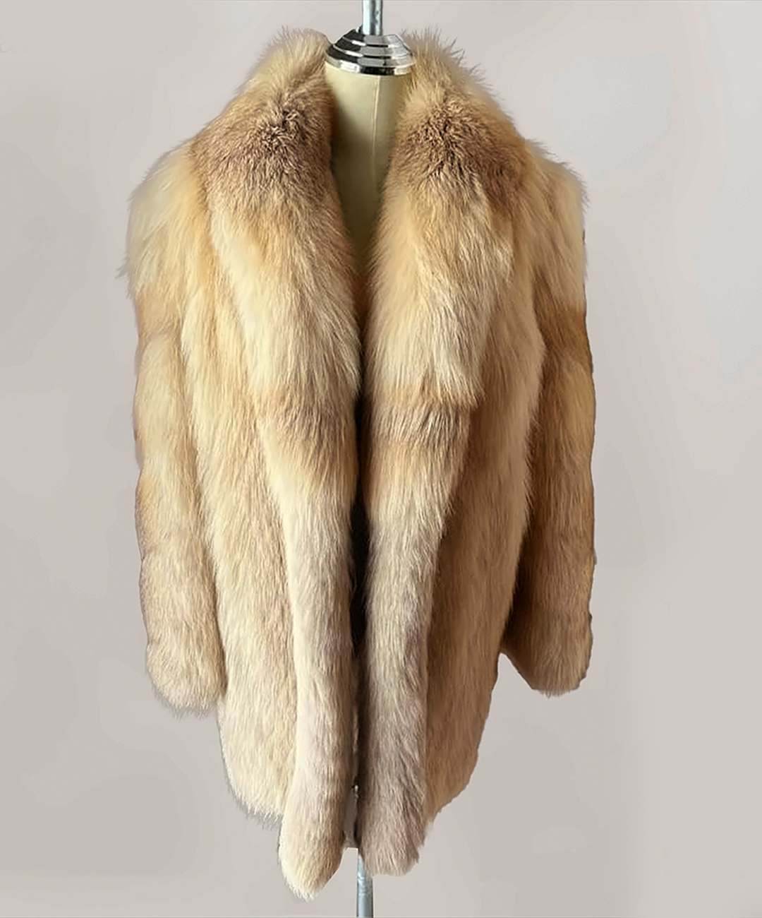 Guy Laroche x Saga Fox Women's Golden Fox Fur Coat