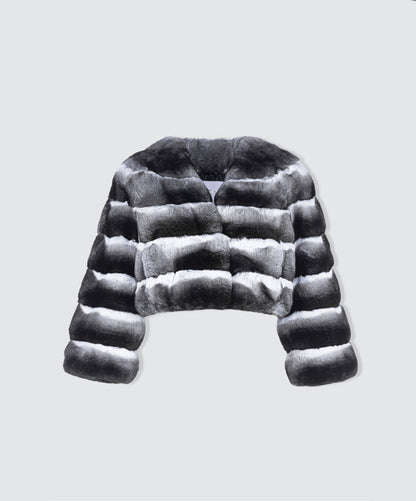 Women's Natural Chinchilla Short Bolero