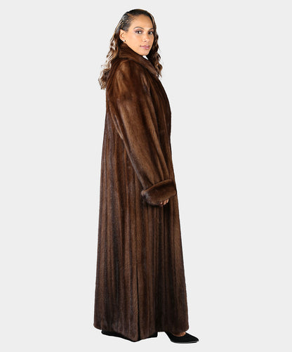Demi Buff Mink Fur Coat