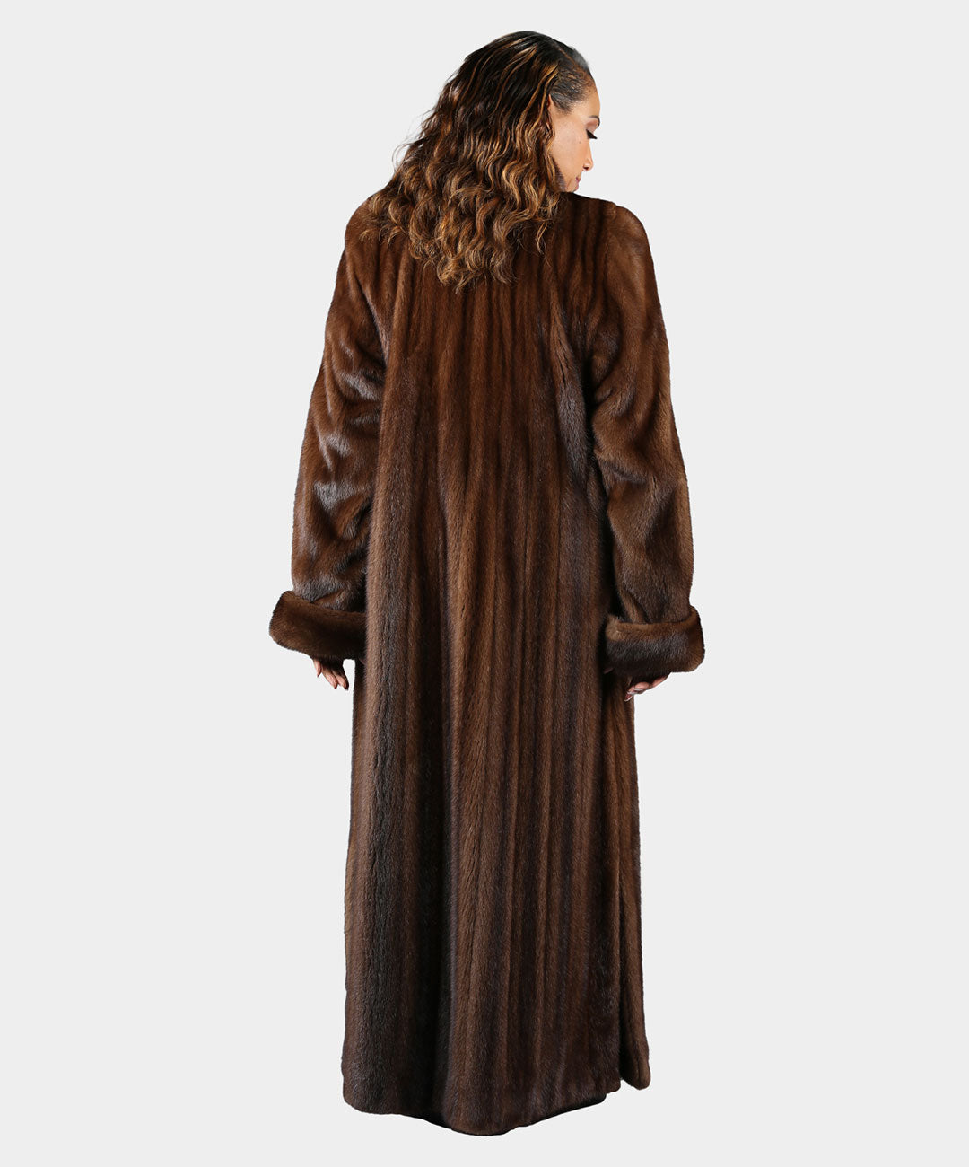 Demi Buff Mink Fur Coat