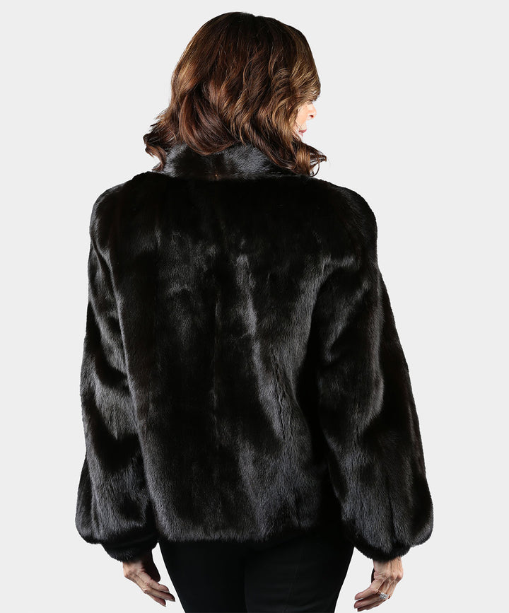 Women's Natural Ranch Mink Fur Jacket