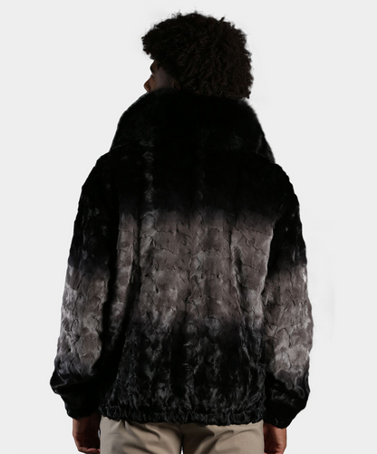 Braune Nerzpelzjacke für Herren