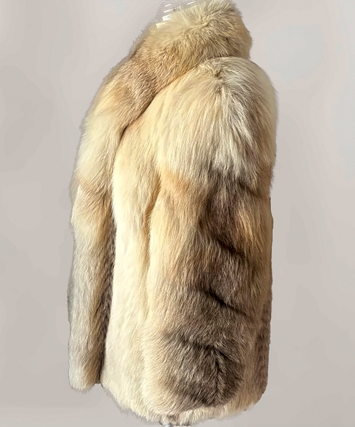 Guy Laroche x Saga Fox Women's Golden Fox Fur Coat